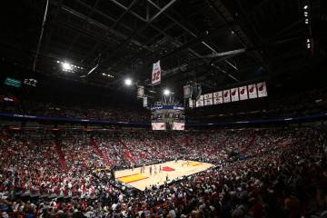 Estadio de los Miami Heat durante un partido contra Los Angeles Lakers en diciembre de 2016