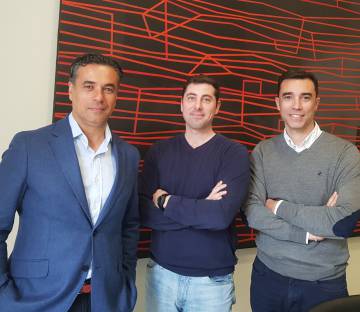 Fernando Ibáñez, Angel Sánchez y Toni Rivilla