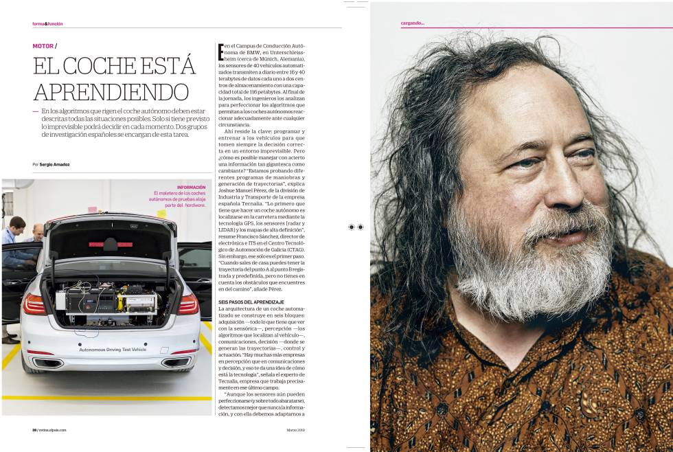 Este sábado, la nueva agricultura y Richard Stallman, en la revista Retina