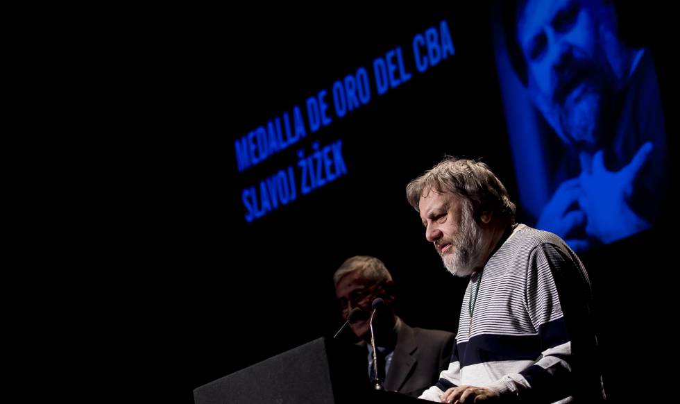 Slavoj Zizek en el Circulo de Bellas Artes de Madrid el 7 de mayo de 2018