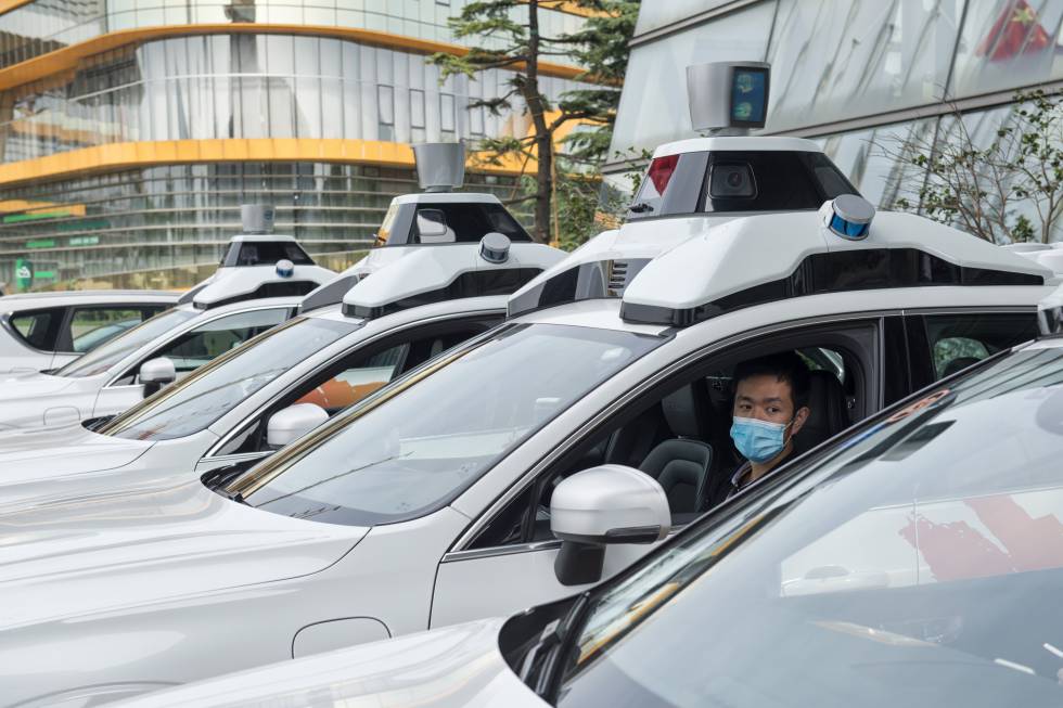 A bordo del Uber chino sin conductor