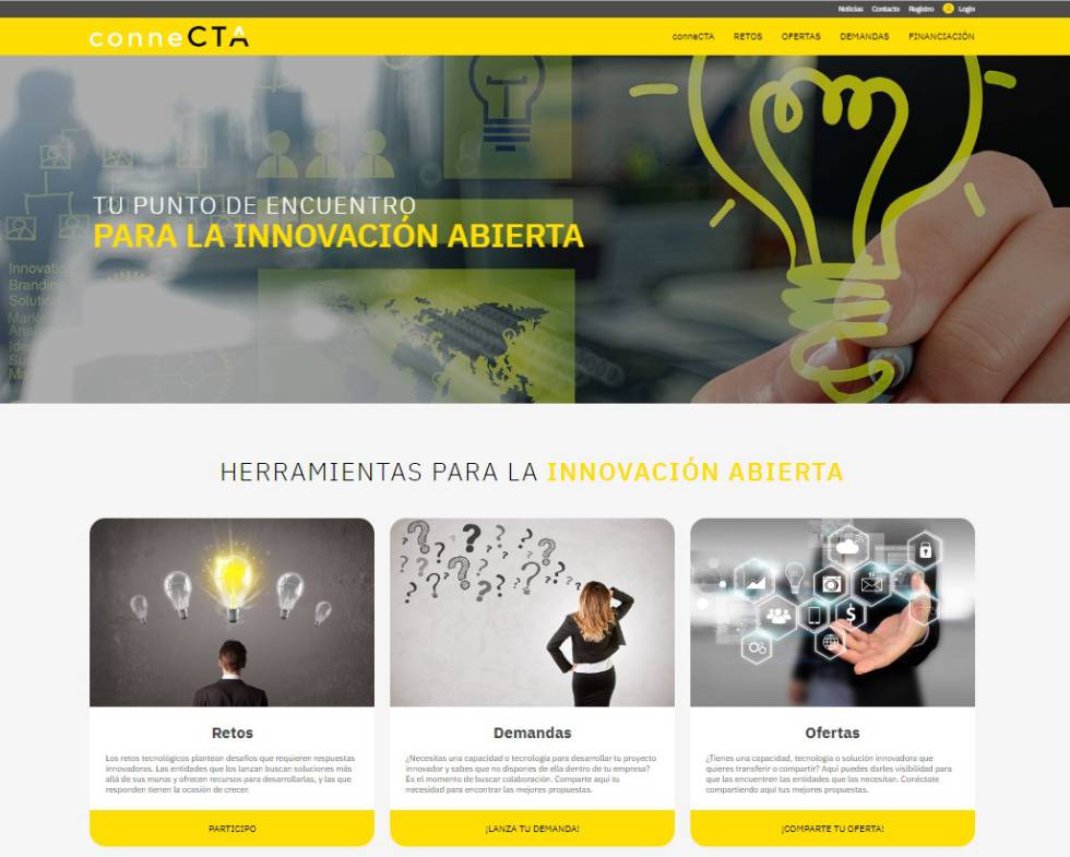 El punto de encuentro de la innovación abierta se llama conneCTA