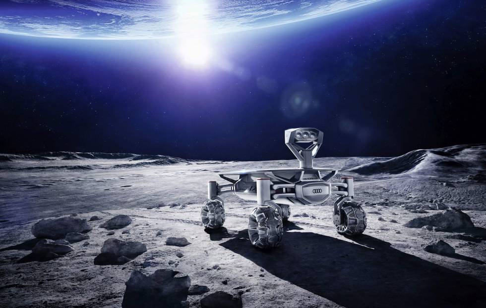 El Audi Lunar Quattro. Dotar un vehículo de patas autónomas no es una excentricidad: el objetivo es que sea de ayuda en las labores de rescate en zonas catastróficas o de difícil acceso.