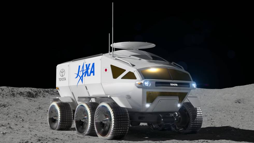 El Toyota Lunar Cruiser, un vehículo tripulado de seis metros de longitud que estará listo, presumiblemente, en 2029.