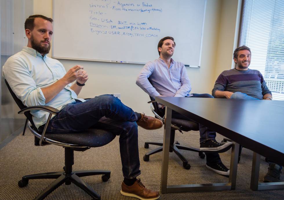 Los fundadores del fondo durante un encuentro en San Francisco.