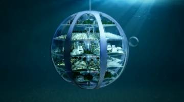 Según el informe 'Smart things future living', de Samsung, en 2116 habrá viviendas dentro de grandes esferas debajo del agua.