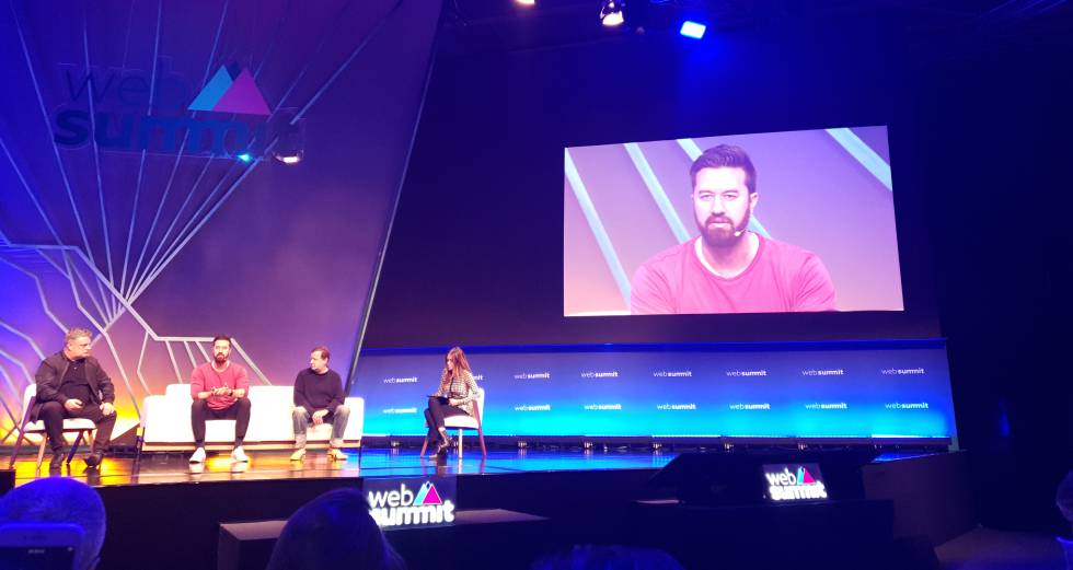Greg Lutze, co-founder of VSCO, during his presentation at Web Summit 2019.