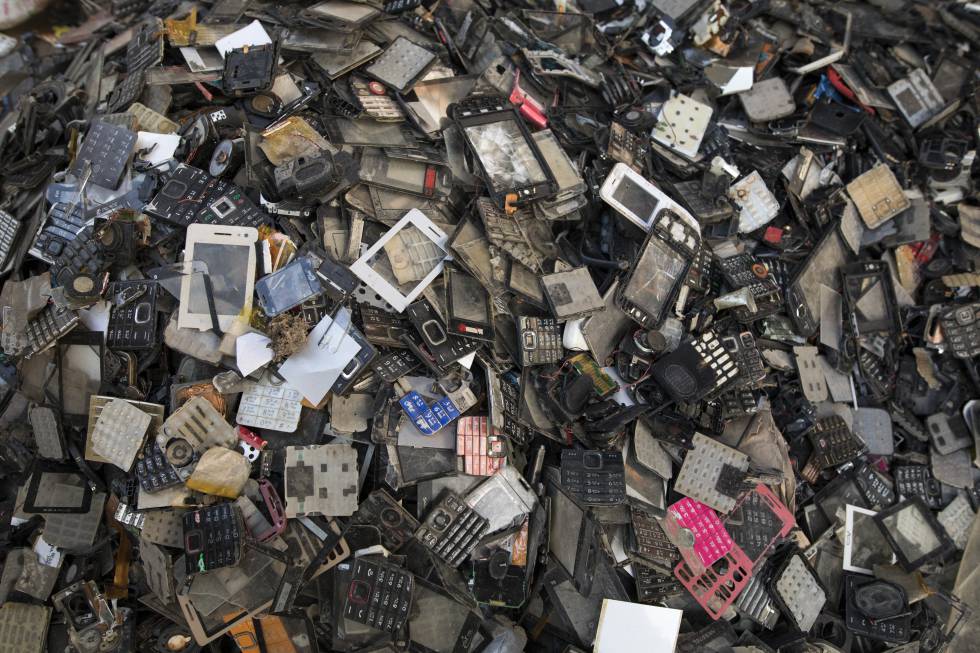 Desechos de móviles 
